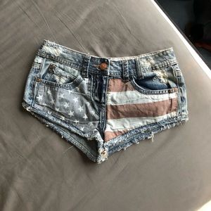Super short Jean shorts